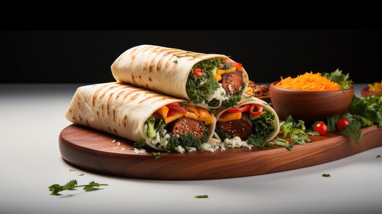 wraps de pollo, recetas saludables