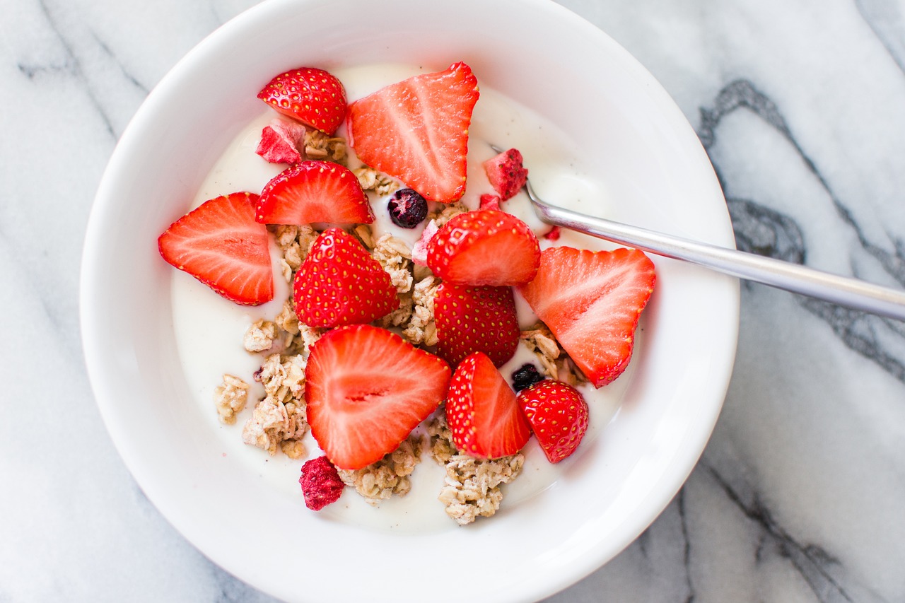 cereales con fruta